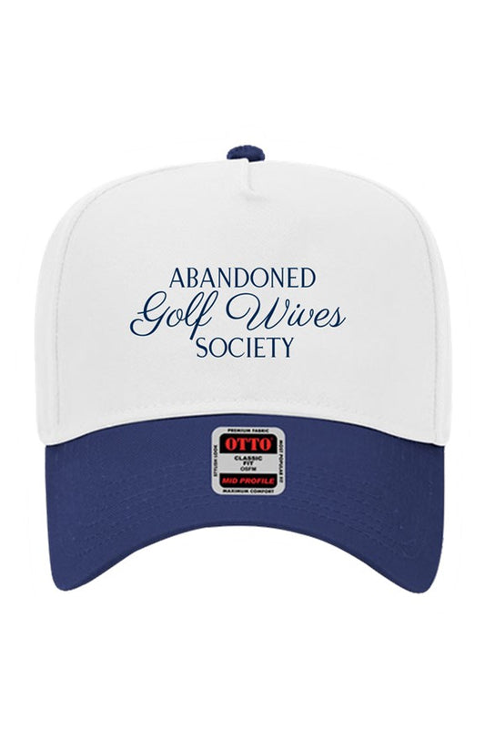 Baseball Cap White &amp;amp; Navy